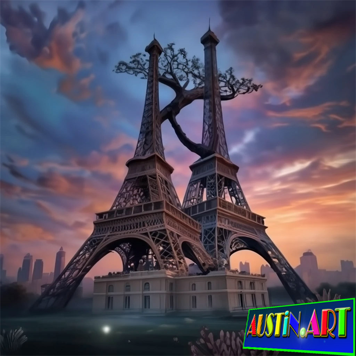 www.Paris.St Art Gallery of DAPACU Artwork.BY  * Arte.Art
